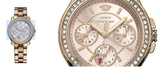 Juicy Couture Womens Quartz Watch, multi dial Display Gold Plated Strap 1901106 Juicy Couture