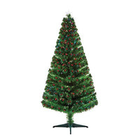 Pre-Lit Christmas Tree Fibre Optic Pine LED Lights Xmas 1.2m Premier