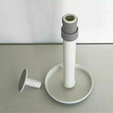 Pipe Paper Towel Holder Black Iron Industrial Push Stop Kitchen Roll Stand Cream Maison & White