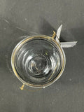 2 x Outdoor Living Company Grey Glass Tea Light Holder Dimensions: H12.5xDia.9cm Dimensions
