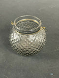 Set of 3 Tea Light Holder Clear Glass Hurricane Home & Garden, Elegant Deco Unbranded