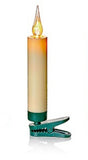 12cm White Flicker Candle 10pc Lights + Clip-on + Remote Control + Timer - Retail ABC - Branded Goods - Discount Prices
