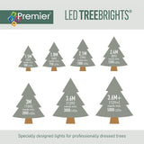 500 LED Treebrights 12.5m Lit Length Warm White Multi-action Timer Outdoor Premier