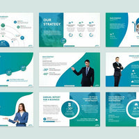 Annual Report Presentation Bundle PowerPoint Unique Templates Creative