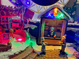 Premier Musical Light Up LED Fair Ground Winter Wonderland Scene 50x30 cm - Retail ABC - Branded Goods - Discount Prices