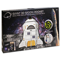 Children Kids DIY Coloring Cardboard Game Play House Moon Rocket Educational Toy Unbranded/Generic