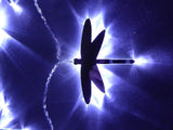 10 LED Mirror Dragonfly and Butterfly Lights - White Butterfly