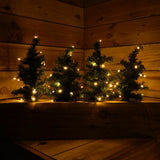 6 Pre-lit Christmas Tree Pathway Warm White LED Lights Outdoor Garden Decoration - Retail ABC - Branded Goods - Discount Prices