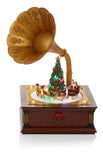 Premier Animated Gramophone Music Christmas Decoration Ornament 35cm - Retail ABC - Branded Goods - Discount Prices
