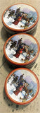 Premier Set Of 3 Snowy Traditional Village Scene Christmas Baking Gift Cake Tins - Retail ABC - Branded Goods - Discount Prices