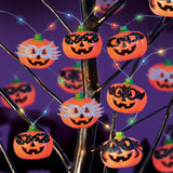 Halloween String Lights Pumpkin Lamp Light Up Indoor Outdoor Garden Party Decor Premier