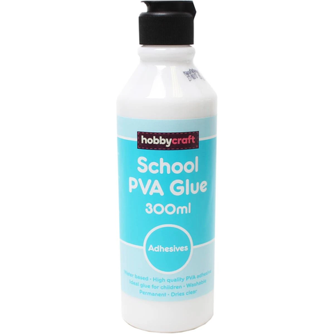 CRAFT 300ml PVA MULTIPURPOSE GLUE SCHOOL HOME CRAFTS SQUEEZY BOTTLE DRIES CLEAR - Retail ABC - Branded Goods - Discount Prices
