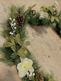 250cm Rustic Christmas Berry Pinecone Garland Stairs Fireplace Mantel Decoration Premier
