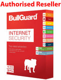 Téléchargement BullGuard 2022 Sécurité Internet 3 Utilisateurs 1 An Véritable BullGuard