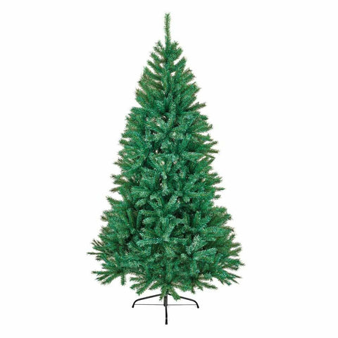 1.8m / 6ft Shimmering Nordic Fir PVC Green Christmas Tree Indoor Natural Look - Retail ABC - Branded Goods - Discount Prices