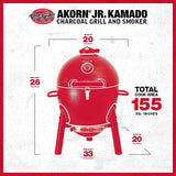 Char-Griller Akorn Junior Kamado BBQ(Black) Char-Griller