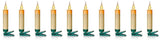 12cm White Flicker Candle 10pc Lights + Clip-on + Remote Control + Timer - Retail ABC - Branded Goods - Discount Prices