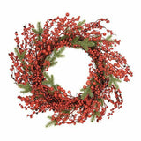 Premier Christmas 50cm Traditional Red Berry Rattan Decorative Door Wreath - Retail ABC - Branded Goods - Discount Prices