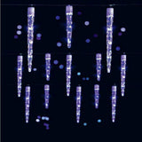 Slightly Damaged Christmas 24 Chaser Icicle Lights 72 Blue LED In/Outdoor House - Retail ABC - Branded Goods - Discount Prices