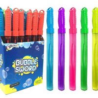 18 x Large Bubble Swords 36cm Wands Outdoor Party Summer Toys Fillers KANDY