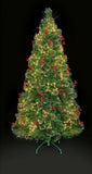 CHOICE OF Fibre Optic Flashing Colour Changing Christmas Trees LEDs 4ft / 5ft Premier