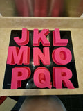 14cm Full ABC SILICONE LETTER MOULDS Cake Resin Wax Chocolate ABC Letters - Retail ABC - Branded Goods - Discount Prices