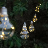 The Outdoor Living Company Solar 5 bulb (24 LED) Festoon light Warm White Light & Living