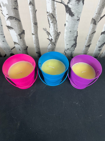 Light Holders Set of 3 Multicolor Dimensions: H10 x Dia.10cm Unbranded