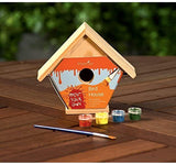 2 x Paint Your Own Wooden Birdhouse Indoor Activity for Kids Style chosen Random Unbranded