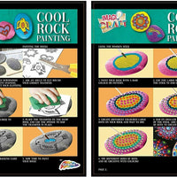 Childrens Craft Sets - Paint a Rock Painting Pebble Painting Kit Set Neon Paint Hinkler