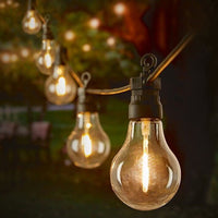 Christmas Lights Festoon Bulbs Outdoor 10 Connectable Warm White LED LV191200WW Premier Decorations