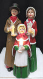 DAMAGED 24cm Lit Dickens Choir Singers Ornament Yellow LEDs Christmas Home - Retail ABC - Branded Goods - Discount Prices