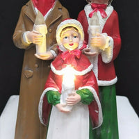 DAMAGED 24cm Lit Dickens Choir Singers Ornament Yellow LEDs Christmas Home - Retail ABC - Branded Goods - Discount Prices