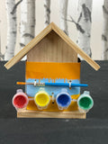 2 x Paint Your Own Wooden Birdhouse Indoor Activity for Kids Style chosen Random Unbranded