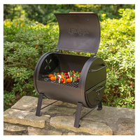 Char-Griller Table Top Grill And Side Fire Box Charcoal BBQ Char-Griller
