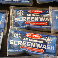 18 Sachets 70ml Carplan All Seasons Screen Wash Concentrate Care Clean ADD WATER Carplan