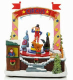 23cms Lit Fairground Sideshows Animated LED Xmas Christmas Santa Darts Balloon - Retail ABC - Branded Goods - Discount Prices