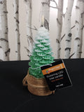 Premier Decorations Christmas Tree Warm White Flickering LED Wax Candle, Premier