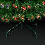 Premier LED Fibre Optic Multi Colour Changing Slim Christmas Tree 1.2 Metres - Retail ABC - Branded Goods - Discount Prices