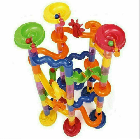 50PC MARBLE RUN RACE SET CONSTRUCTION BUILDING BLOCKS KIDS TOY GAME TRACK GIFT Unbranded