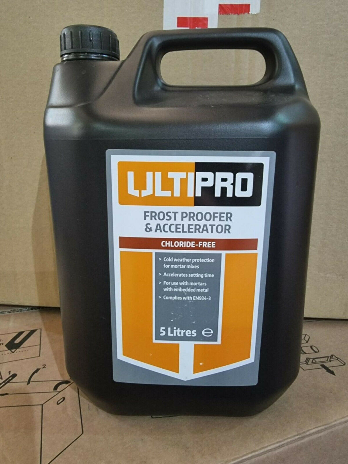 Ultripro Accelerator Frostproofer Liquid Hardener Additive 5 Litre Chl