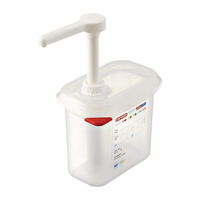 Quality Dispenser with Pump 1.5 litre Oil, Polish, Soap, Sauce, Ketchup, Sani Maxolen