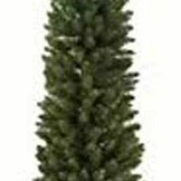 1.7m 5ft 7in Pencil Pine Green Christmas Tree Artificial PVC Slim Space Saving Premier