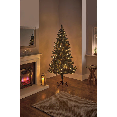 Pre-Lit Douglas Fir Christmas Tree with Multi-Function Warm White LEDs 2.1M Premier