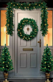 FULL SET CHRISTMAS DOOR SET PRELIT CHRISTMAS XMASDOOR SET & TREES WITH LED LIGHT - Retail ABC - Branded Goods - Discount Prices