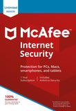 Download McAfee Sicurezza Internet 2022 Dieci / Ten (1PC, 3PC, 5PC, 10PC) 1Year McAfee