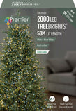 LED TreeBrights with Timer Multi Action Indoor Outdoor Christmas Tree Lights Premier