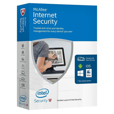 Download Official McAfee Internet Security 2022 Ten Devices PC/MAC/ANDROID McAfee