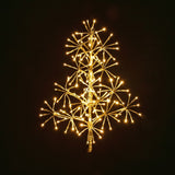 60cm Gold Starburst Tree with Warm White LEDs - PREMIER Premier