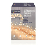 Premier 288 Multi Action Wire Garland Rose Gold Warm White Xmas Wedding Lights - Retail ABC - Branded Goods - Discount Prices